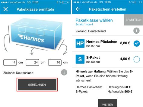 hermes päckchen wie messen|s packchen hermes.